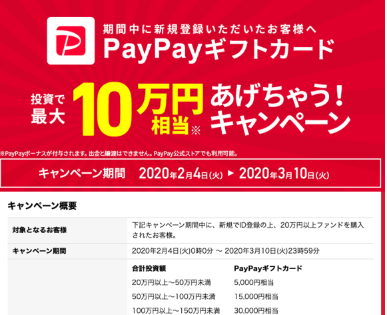 PayPayキャンペーン